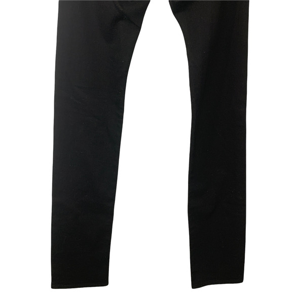 Maxime Simeons Glam Rocker Black Stud Front Denim Jeans 31 Button Fly Low Rise - Picture 11 of 11